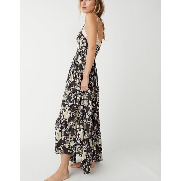 🆕 FREE PEOPLE Heat Wave Printed Maxi / Midnight Combo - Picture 2 of 6